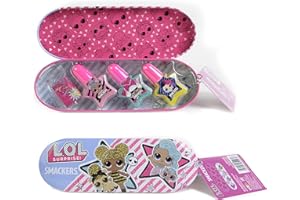 L.O.L. SURPRISE! L.O.L. Surprise Nail Beauty Tin - Confezione di Latta Trendy e Colorata con Set per Unghie e Smalti - Manicure per Bambina - Trucchi Bimba