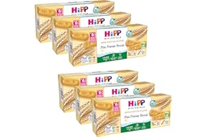 HiPP - Mon Premier Biscuit dès 6 Mois - Boîtes de 180 G - Lot de 6