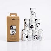 M&ouml;sta UBPet Kokulu K&ouml;pek Kaka Poşeti &ndash; 120&rsquo;li Paket (8 Rulo), Dayanıklı, Sızdırmaz (33 &times; 22 cm)