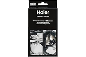 Haier HDDW1006B Anticalcare Lavatrice e Lavastoviglie, Igienizzante e Sgrassante, Universale, in Polvere, Confezione da 6 Bustine a Protezione per 6 Mesi