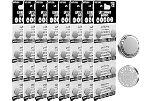 AVMZVO LR1130 baterie guzikowe AG10 LR 1130 bateria 1,5 V (64 sztuki) LR54 1131 189 alkaliczne baterie guzikowe bez rtęci