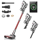Laresar Aspirapolvere Senza Fili Potente 450W/33Kpa, 55Mins Batteria Rimovibile 4 in 1 Scopa Elettrica Senza Fili 7 Strati Fi