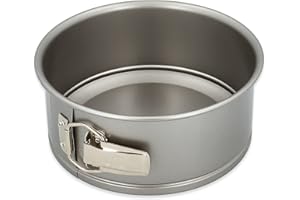 RBV Birkmann Springform Ø 20 cm rund | Backform mit Flachboden | Kuchenform für Tortenboden, Biskuit, Rührkuchen | Antihaftbeschichtung | grau | Basic Baking