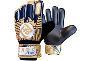 YSCARE Sports Gants de Gardien de But de Football pour garçons, Enfants, Jeunes Gants d'entraînement de Football avec Paume Super adhérente