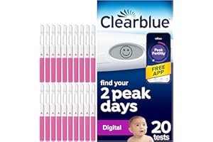 Clearblue Digital Ovulation Tests Kit (OPK) Proven to Help You Get Pregnant, 1 Digital Holder and 20 Ovulation Tests, Packaging May Vary