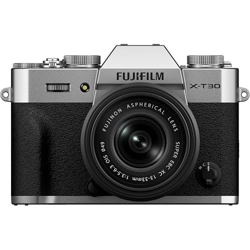Fujifilm X-T30 III Silver / 13-33mm Kit | 26.1-MP Back-Side Illuminated X-Trans CMOS 4 Sensor | X-Processor 5 Imaging Engine | Latest AF Technology | Subject Detection 6.2K/30P 9:16 | with Lens