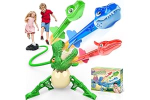 Dislocati Dinosaurier Spiele ab 3-12 Jahren, Outdoor Spielzeug Draussen Kinderspielzeug ab 3-12 Jahre Jungen Mädchen Junge 3-12 Jahre Geschenkideen Dinosaurier Spielzeug Raketen Spielzeug für Kinder
