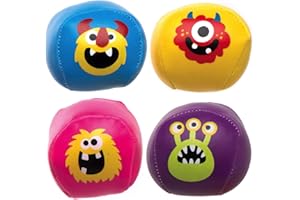 Baker Ross AX273 Monster Bunch Mini Softbälle - 6 Stück, Lustiges Spielzeug für Kinder zur Winterzeit perfekte Party, Beute, Preis oder Korbfüller, Softbälle