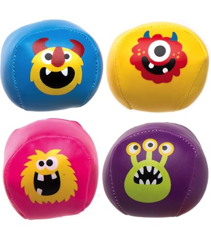 4 Blinkende Halloween-Flummi Kürbis-Design – Gruselig Lustig Für Kinder, Partys & Draußen