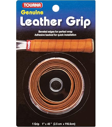 Grip De Tennis De Rechange En Cuir De Qualité Supérieure | Ajustement