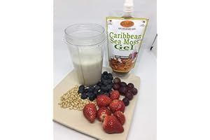 GENNI 6 x 250ml packs Caribbean Sea Moss Gel, with Nutmeg & Cinnamon |Next or same day dispatch Noon