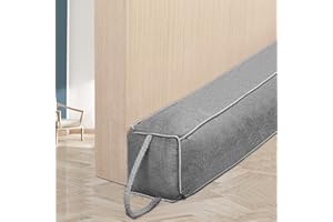 ‎HOOTOWN HooTown Zugluftstopper für türen, 97cm Schwerer Zugluftstopper tür Zugluftstopper Windstopper Türluftstopper für Schutz Zugstopper Türluftstopper Haustür Kältestopper für Türen & Fenster, Grau