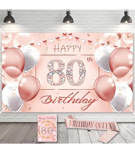 Decorazione Compleanno 37 Anni Donna - Stendardo Tessuto Oro Rosa Con Glitter, 120x80 Cm, Con Scritta In Tedesco