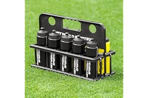 FORZA 10 Water Bottles & Carrier [750ml] - BPA Free Plastic - Variety Of Colours (Black)