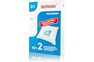 WOWGADGET dustwave Megapack - 20 bolsas para aspiradora Miele - S381 / S 381 (fabricadas en Alemania, incluye microfiltro y microfiltro)