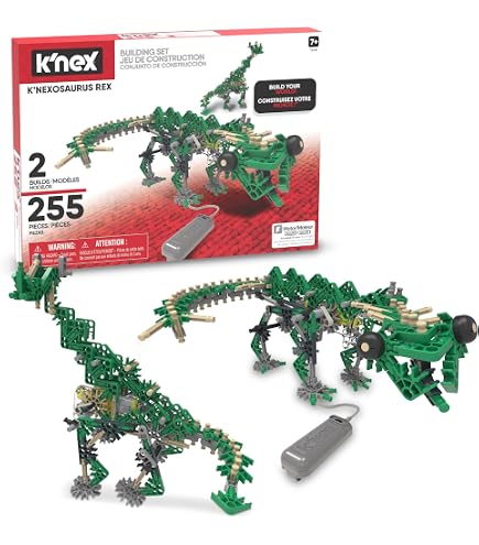 K'nex 85049 Motorlu Yaratılışlar Bina Seti, 3D Eğitici Oyuncaklar