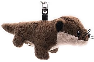 Onwomania - "-Otter Wassermarder - Schlüsselanhänger - Plüsch Glücksbringer z.B. für den besten Freund, die Beste Freundin, Mama - Für Männer, Frauen & Kinder