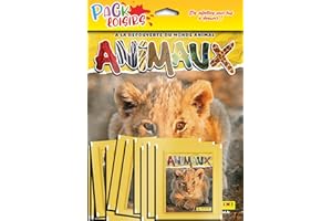 PANINI Pack Loisirs Animaux 1 Album + 50 Pochettes