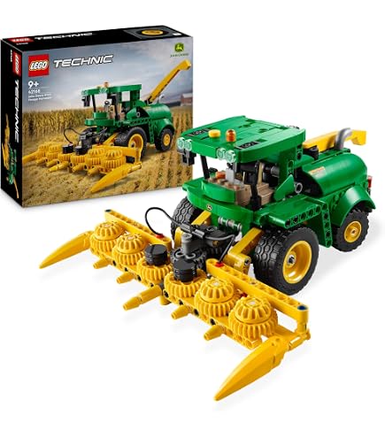 Mould King 17020 Set Trattore Agricolo 4-in-1 Con Telecomando E APP, 1339 Pezzi, Per Bambini 8+ Anni, Modello Da Costruzione