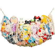 Filet Hamac Pour Peluches - Organisateur Mural Tissé Main - Décoration Boho - Longueur Réglable ~52cm