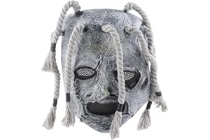 GUOML DKaony Slipknot Mask Full Head Latex Masks Cool Funny Cosplay Mask Halloween Christmas Easter Carnival Cosplay Costume Props Festival Party