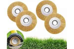 GUIDRE 4 szt. szczotek do fug kompatybilnych z Gloria Multibrush i innymi szczotkami drucianymi, 10x16 mm, do czyszczenia podłog, mchu i brudu.