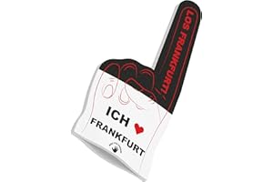 ‎HIGH FIVE FINGERS HIGH FIVE FINGERS My City Fahne Flagge Schaumstoff Hand für Fussball, Handball, Leichtathletik | Fanartikel für Spiele, Stadion und Events | One Size | 40 x 20 x 2,5 cm