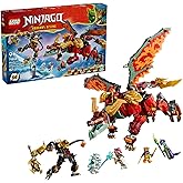 LEGO NINJAGO Wyldfyre'ın D&ouml;n&uuml;şen Ejderha Robotu 71868-9 Yaş ve &Uuml;zeri &Ccedil;ocuklar i&ccedil;in Wyldfyre, Buz Canavarı ve Asit Canavarı Da