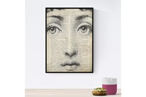 Nacnic Poster Lina Cavalieri. Vintage Stil Poster von Hollywood mit Definitionen von Filme. A4-Format