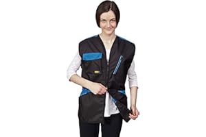 DINGO WALDEMAR RUTKOWSKI Dingo Gilet da addestramento per Cani per Sport, agilità, Recupero, obbedienza,Giocattoli e Snack Cerniera a 2 Vie Coulisse in Vita Blu Spiaggia Taglia L 16410-2