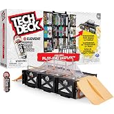 Tech Deck d&ouml;n&uuml;şt&uuml;r&uuml;lebilen oyun ve sergi rampa seti ve &ouml;zel parmak kaykaylı taşıma &ccedil;antası, 6 yaşından b&uuml;y&uuml;k &ccedil;ocuklar i&ccedil;in oy
