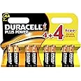 Duracell DUR018105 Plus Power AA Batteries (Pack of 8)