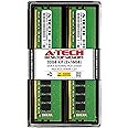 A-Tech 32GB (2x16GB) DDR4 3200 MHz UDIMM PC4-25600 (PC4-3200AA) CL22 DIMM Non-ECC Desktop RAM Memory Modules