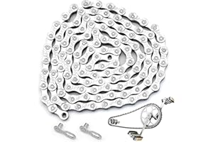 BLLREMIPSUR 9 Speed Bicycle Chain, 116 Links Cycling Chain for Mountain Bikes Bicycles Racing Bikes Road Bikes