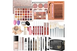 Makeup Set, Ruicen Makeup Kit for Women and Teenages, Make Up Set Full Kit, Make-up Sets Includes Foundation Lash Extension Kit Eyeshadow Microblading Eyebrow Pen etc Cosmetic Make Up Starter Kit