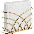 LEVIMETREE Gold Napkin Holder for Table - Luxurious Metal Napkin Holder for Table, Kitchen & Dining Decor, Elegant Gold Kitchen Accessories and Tabletop Decor, Ideal for Modern Home Decorations