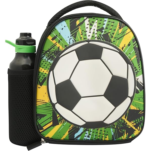 Cartoon Fußball Rucksack Set - Mit Schlüsselanhänger Für Kinder