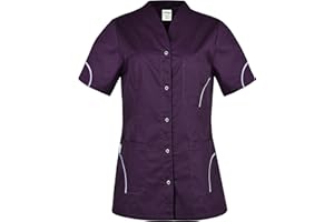 B-well Silvia - Tunique à enfiler - À manches courtes et avec boutons - Pour femme