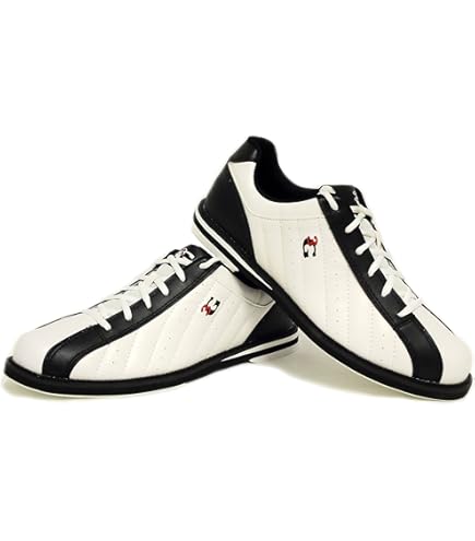 Scarpe Da Bowling FJJLove - Traspiranti Antiscivolo Bianche Taglia 43 - Foto 6