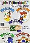Kids Educational Set - 1 (Set of 5 DVDs- 123's/Abc's/English/Animals/Laugh & Learn)