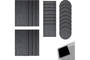 PSFYRN Rug Gripper for Carpeted Floor, 24 Pcs Non Slip Carpet Grippers, Black