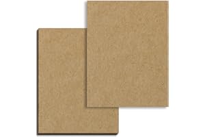 TOWNSTIX 100 Arkuszy, 300 g/m² - Brązowy Papier Karton Kraft Kraftowy Pakowy Karta A4