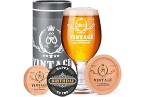 Tecanne 21st Birthday Gifts for Men and Women, 2003 Personalised 14oz Beer Glass 21st Gifts for Husband Boyfriend Brother Best Friends Christmas Gifts for Him & Her