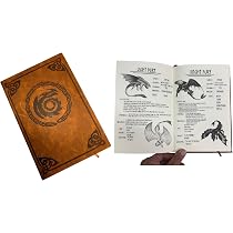 Bork The Bold – Réplique De Livre Viking En Similicuir – Journal Dragon Fantaisie – 75 Pages – Cosplay Et Décoration