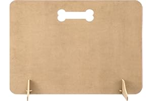 GENERIC Stair Gate Dog Stopper Indoor Barrier Portable Wooden Pet Stopper Dog Stopper for Stairs 70x51cm for Hallways Doorways (Natural, 70x51x0.6CM)