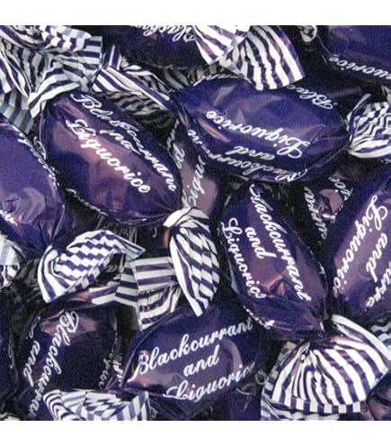 Blackcurrant And Liquorice 1Kg - Pick And Mix Sweets - Retro Sweets