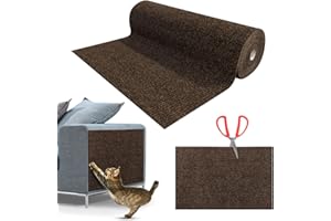 NEUFOOD Drapak dla kota, drapak na sofę, samoprzylepna mata do drapania dla kota, DIY wspinaczka kot drapak chroni sofę dla kotów, zadrapania, brązowa sofa dla kota