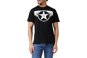 Marvel Captain America - cap Logo Cappuccio Uomo (Pacco da 1)