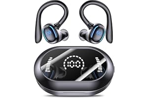CoolJumper Cuffie Bluetooth Sport - Auricolari Bluetooth 5.3 Avanzati per Running, Cuffie Wireless In Ear con Autonomia di 60 Ore e Tecnologia di Riduzione del Rumore ENC