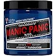 BIG POT Manic Panic 8oz High Voltage Classic Cream Formula Colour Hair Dye (Atomic Turquoise)